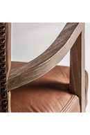 Fauteuil d'appoint en cuir brun | Vical Home Tolla | OROA.fr
