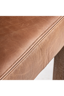 Fauteuil d'appoint en cuir brun | Vical Home Tolla | OROA.fr