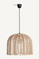 Suspension à dôme en rotin tressé | Vical Home Plisse