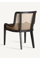 Chaise de salle à manger en rotin avec assise en velours | Vical Home Velburg | OROA.fr