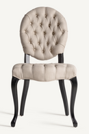 Chaise de salle à manger touffue en lin gris (2) | Vical Home Jena | OROA.fr