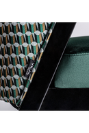 Chaise à manger en velours vert | Vical Home Kelheim | OROA.fr