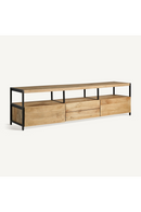 Meuble multimédia en bois à 2 portes| Vical Home Celle | OROA.fr