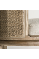 Chaise de salle à manger en chêne courbé et rembourré | Vical Home Varaire | OROA.fr