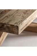 Table de salle à manger en teck naturel | Vical Home Nysted | OROA.fr