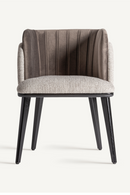 Chaise d'appoint moderne à dossier en velours | Vical Home Labege | OROA.fr