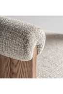 Chaise d'appoint incurvée en chêne naturel | Vical Home Ustka | OROA.fr