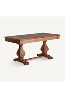 Table à manger extensible en bois naturel L | Vical Home Brandet | OROA.fr