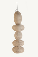 Suspension ovale en rotin M | Vical Home Tekax