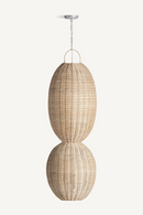 Suspension ovale en rotin M | Vical Home Tekax