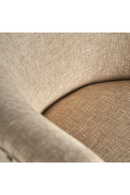 Fauteuil beige en jute clouté | Vical Home Crovie | OROA.fr
