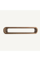 Table basse courbe en teck naturel | Vical Home Corba | OROA.fr