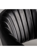 Chaise de salle à manger en cuir noir (2)| Vical Home Jarpen | OROA.fr