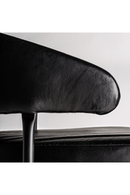 Chaise de salle à manger en cuir noir (2)| Vical Home Jarpen | OROA.fr