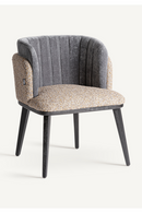 Chaise d'appoint à dossier en velours | Vical Home Meda | OROA.fr