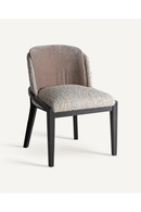 Chaise de salle à manger en coton brun | Vical Home Malters | OROA.fr