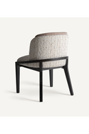 Chaise de salle à manger en coton brun | Vical Home Malters | OROA.fr
