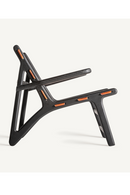 Fauteuil lounge en cuir marron | Vical Home Bourthes | OROA.fr