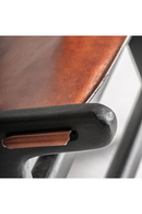 Fauteuil lounge en cuir marron | Vical Home Bourthes | OROA.fr