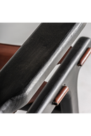 Fauteuil lounge en cuir marron | Vical Home Bourthes | OROA.fr
