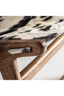 Fauteuil en cuir tacheté | Vical Home Helfaut | OROA.fr