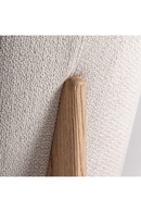 Fauteuil beige encadré de chêne | Vical Home Nara | OROA.fr