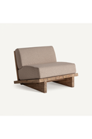 Fauteuil à assise inclinée en teck | Vical Home Pure | OROA.fr