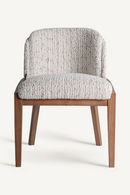 Chaise d'appoint blanche rembourrée | Vical Home Erbach | OROA.fr