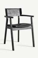 Chaise d'appoint en chêne noir | Vical Home Tasque | OROA.fr