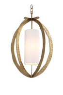 Lustre lanterne dorée en laiton | Eichholtz Luciano | Meubleluxe.fr