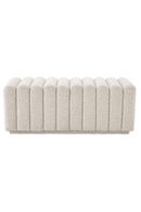 Banc bouclé crème | Eichholtz Bente | Meubleluxe.fr