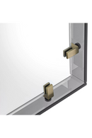 Miroir rectangulaire en verre fumé | Eichholtz Verona L | Meubleluxe.fr