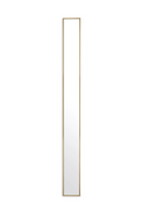 Miroir vertical en laiton brossé | Eichholtz Redondo | Meubleluxe.fr
