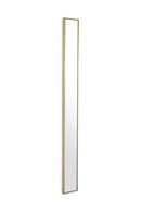 Miroir vertical en laiton brossé | Eichholtz Redondo | Meubleluxe.fr