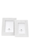 Cadre photo en marbre blanc (lot de 4) | Eichholtz Casale L | Meubleluxe.fr