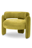 Fauteuil en velours vert | Eichholtz Chaplin | Meubleluxe.fr