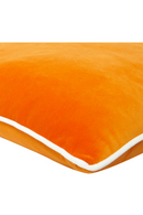 Coussin carré en velours clémentine/lait | Andrew Martin Pelham | Meubleluxe.fr