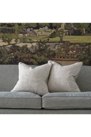 Coussin en chenille avec passepoil en velours | Andrew Martin Summit | Meubleluxe.fr