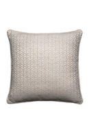 Coussin géométrique avec passepoil crème | Andrew Martin Monte | Meubleluxe.fr