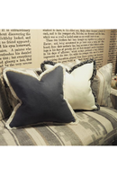 Coussin en lin à franges | Andrew Martin Beagle | Meubleluxe.fr