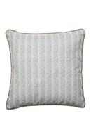 Coussin d'extérieur carré gris et taupe | Andrew Martin Ostuni | Meubleluxe.fr