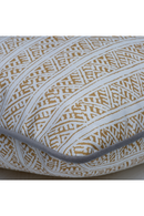Coussin d'extérieur carré moutarde | Andrew Martin Ostuni | Meubleluxe.fr