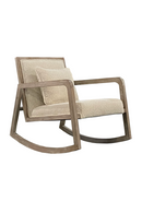 Fauteuil A Bascule En Tissu Crème | Andrew Martin Jed | OROA.fr