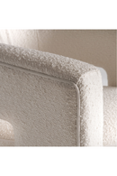 Fauteuil Pivotant Sculptural Bouclé Ivoire | Andrew Martin Madison | OROA.fr