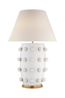 Lampe de table blanche mate | Andrew Martin Linden | Meubleluxe.fr