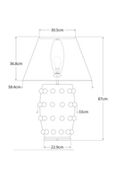 Lampe de table noire mate | Andrew Martin Linden | Meubleluxe.fr