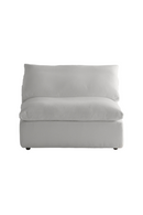 Canapé modulable en lin blanc | Andrew Martin Truman L | Meubleluxe.fr