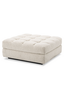 Pouf bouclé crème | Eichholtz Dean | Meubleluxe.fr