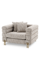 Fauteuil Mademoiselle beige Art Déco | Eichholtz York | Meubleluxe.fr