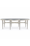 Table basse ovale en verre | Caracole Lillian | Meubleluxe.fr